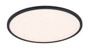 Plafoniera LED incasso tonda 42cm 22W nera Rabalux