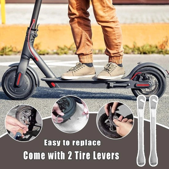 Doppia spessore gomme interne resistenti per scooter elettrico Xiaomi M365 - pneumatici di ricambio gonfiabili - 8 1/2 × 2 - 2 pezzi