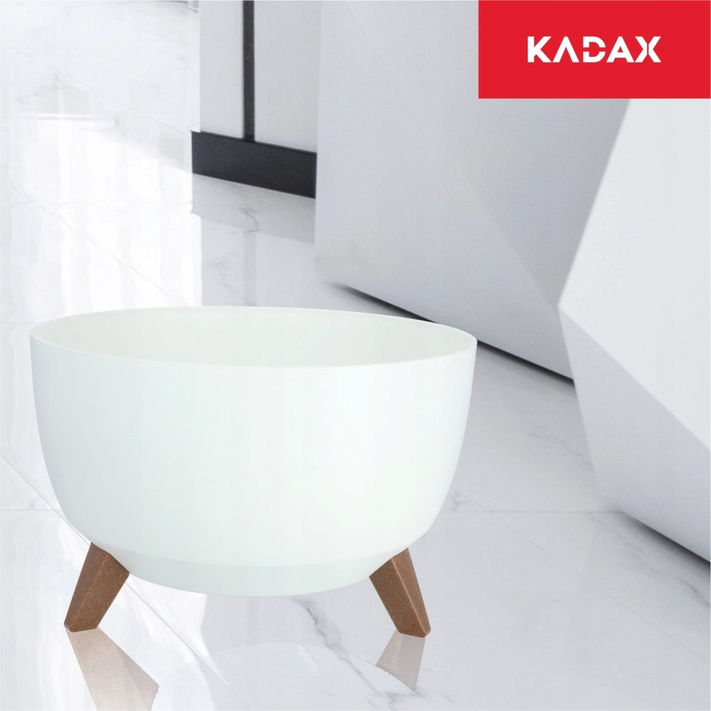 Vaso da fiori KADAX da 40 cm con coprigambe e inserto