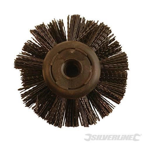Silverline spazzola per pulizia tubi di scarico 100 mm tubature di casa Prezzo