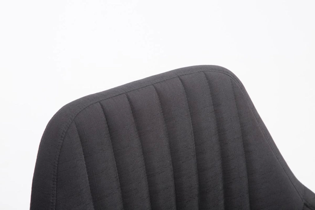 Poltroncina Florian in tessuto nero,bianco