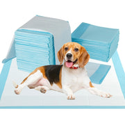Tappetini per animali domestici a 6 strati a prova di perdite-Asciugatura rapida tappetini da interno ed esterno 90 x 60 cm Blu