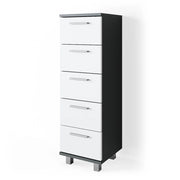 Vicco Cassettiera da bagno Antracite 30 x 95 cm