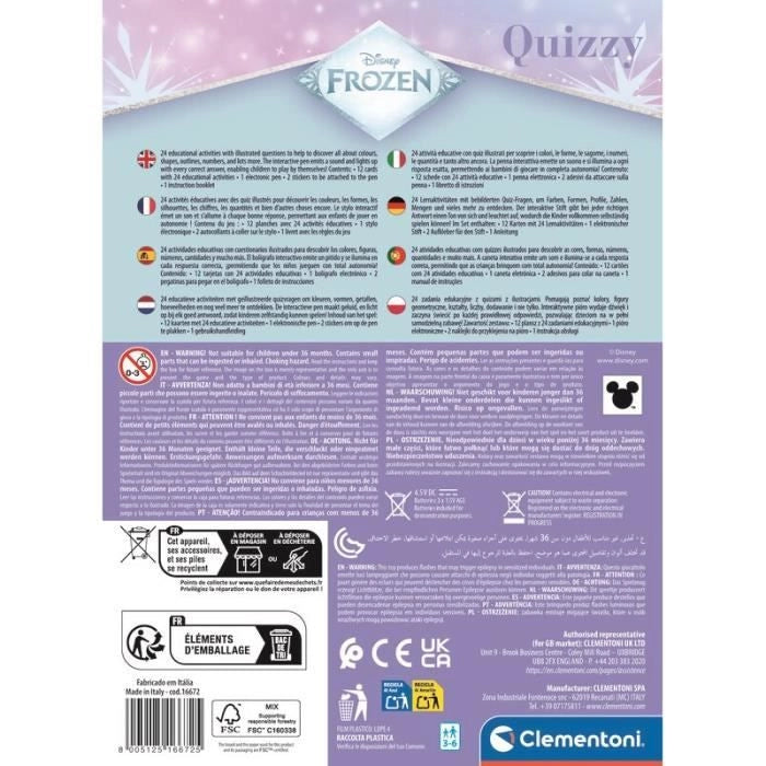 CLEMENTONI - Quizzy - Frozen