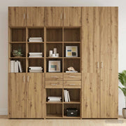 Armadio per la conservazione con ripiani Rovere Artigianale 3446671