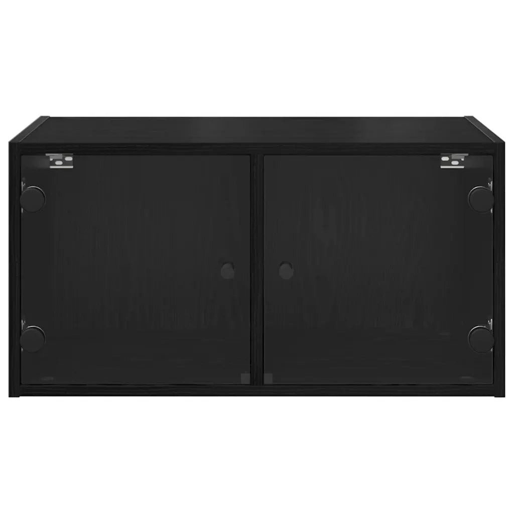 Armadietto a muro Rovere Nero 68 x 37 x 35 cm Legno multistrato