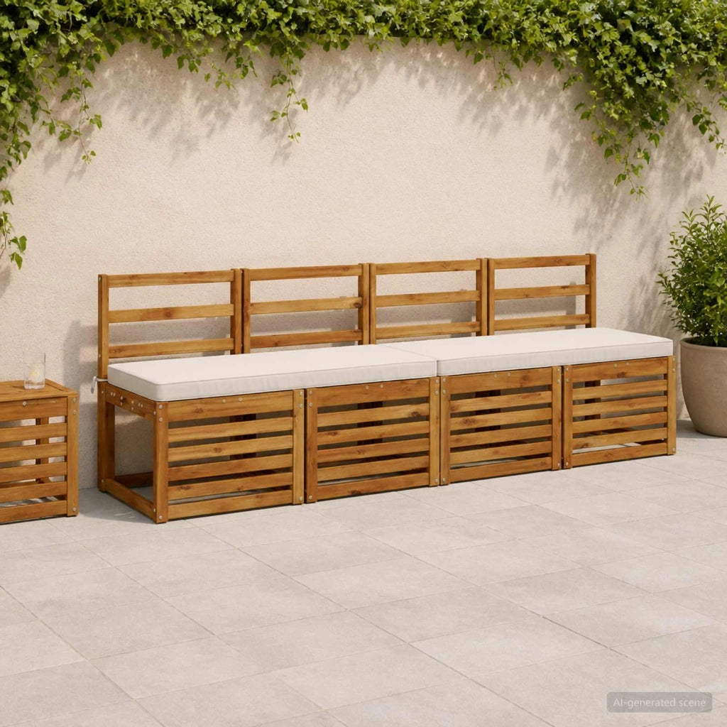 Cuscino per Panchina a 1 Pezzo VUGHT 100% Poliestere Bianco 951174