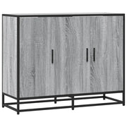 Credenza | Madia | Buffet da pranzo | Armadio da pranzo Grigio Sonoma 94x35x76 cm in Legno Multistrato