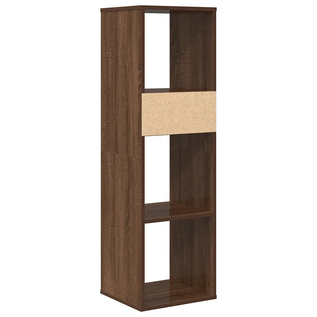 vidaXL Libreria Rovere Marrone 34x31x112 cm in Legno Multistrato