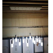 Trade Shop - Lampadario Soffitto A Sospensione 14 Cilindri Pendenti Design Moderno 6500k B05 -