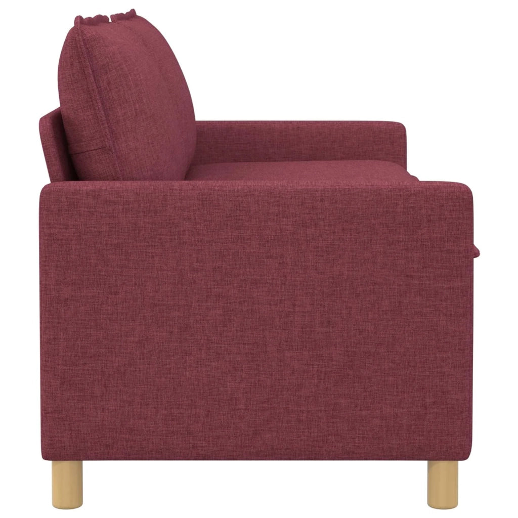 Divano Rosso Vino 156 x 81 x 87,5 cm Tessuto