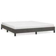Letto matrimoniale | Letto per adulti | Giroletto senza Materasso Grigio Scuro 180x200 cm Velluto