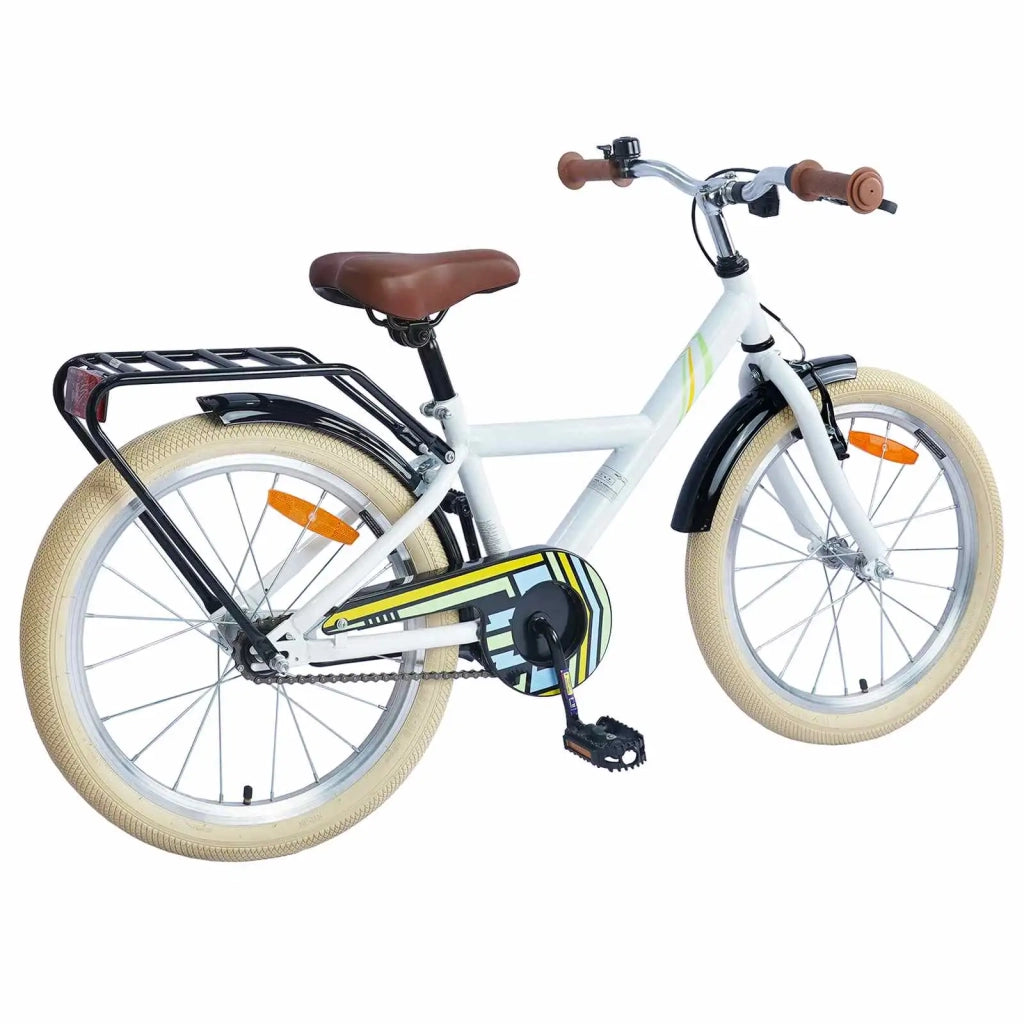 Bicicletta per Bambini 24 Pollici per 8-12 anni Bianco