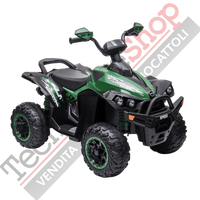 Quad Elettrico per Bambini Quad Medio Sport 12V-Verde