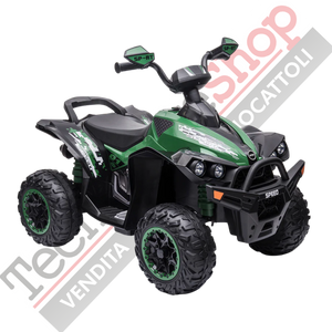 Quad Elettrico per Bambini Quad Medio Sport 12V-Verde