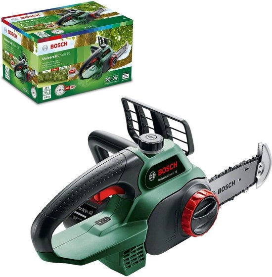 Sega a catena universale 18V (senza batteria, sistema 18 V, in scatola di cartone)