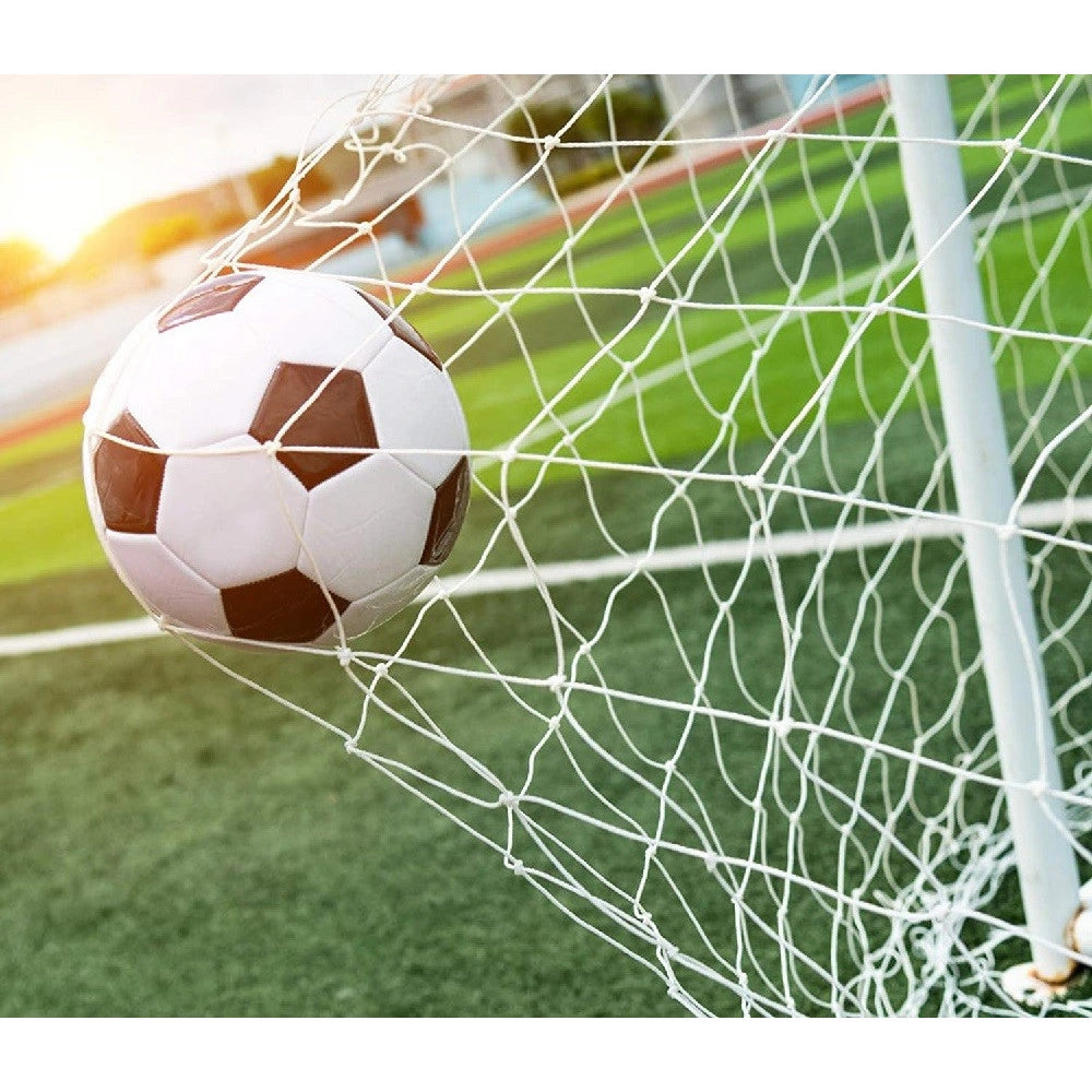Trade Shop - Rete Calcio Porta Pieghevole Cortile Senza Cornice Per Bambini Adulti 5.5x2.1 Mt -