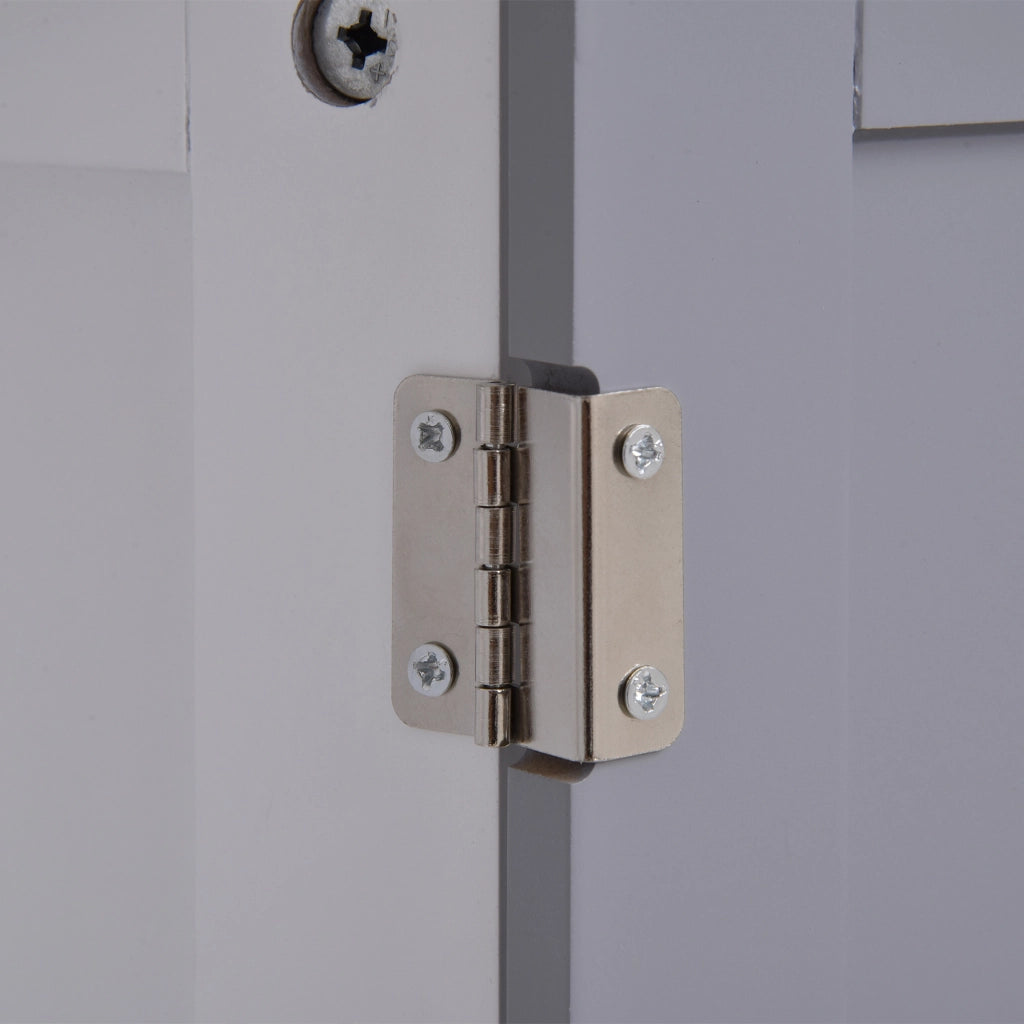 Mobile Bagno Sottolavabo ¨C zephmum ¨C 2 Ante Grigio Bianco Legno 60x30x60 cm