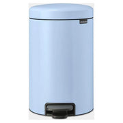 Brabantia 202483 NewIcon Pattumiera a Pedale 12 L Acciaio Antiscivolo con Chiusura Ammortizzata colore Blu