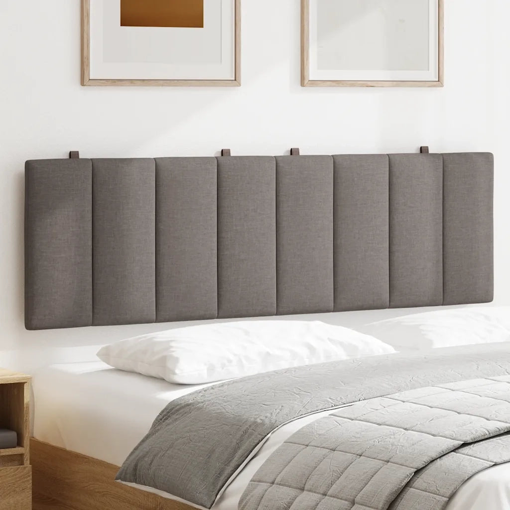 vidaXL Cuscino Testiera Tortora 160 cm in Tessuto