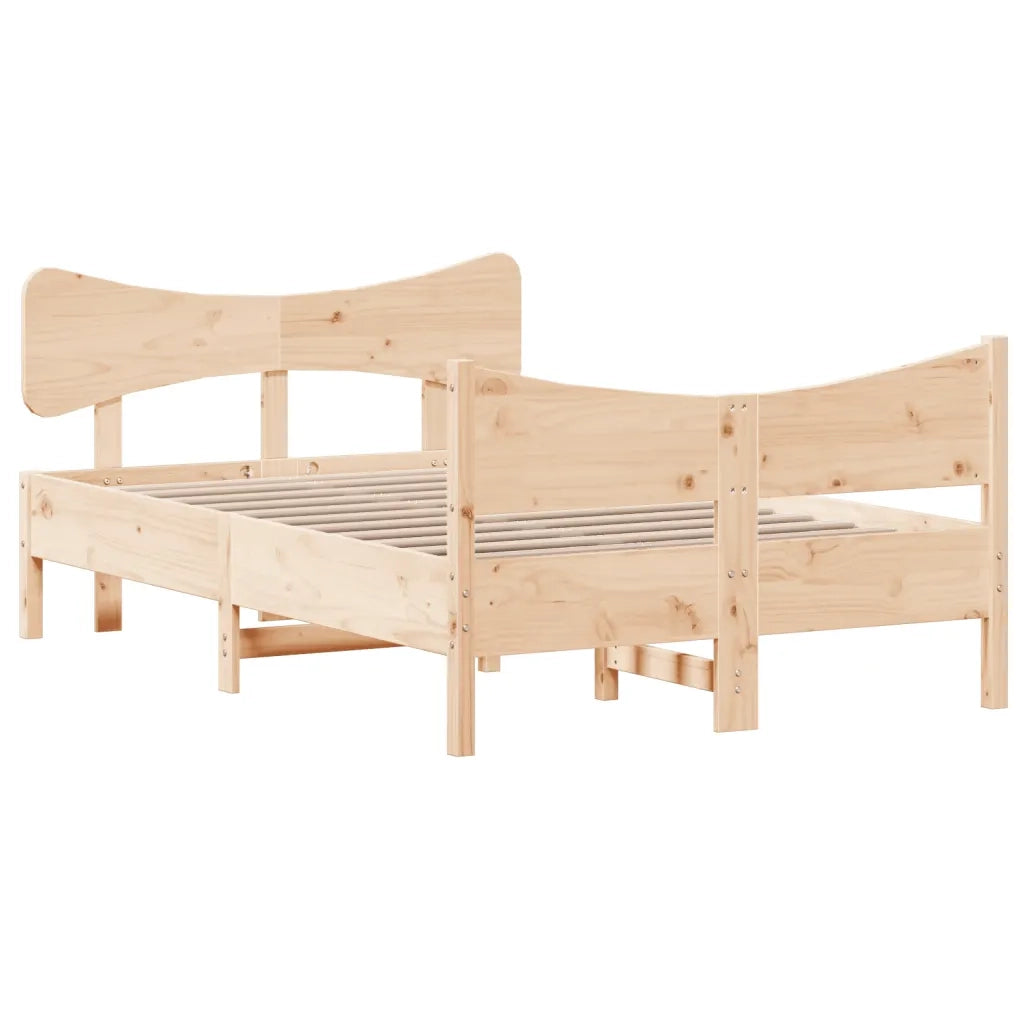 Giroletto senza Materasso 120x200 cm in Legno Massello di Pino 3216384