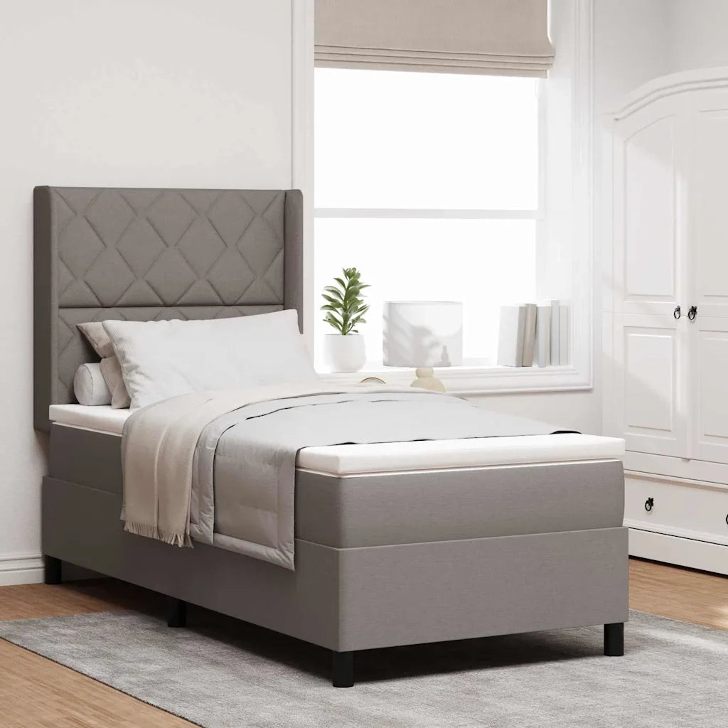 Letto a molle con materasso Talpa 90 x 200 cm Tessuto 3341690