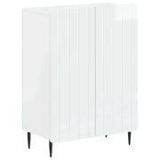 Mobiletto da Bagno ZWOLLE Bianco Lucido 59,5 x 31 x 79,5 cm 896399
