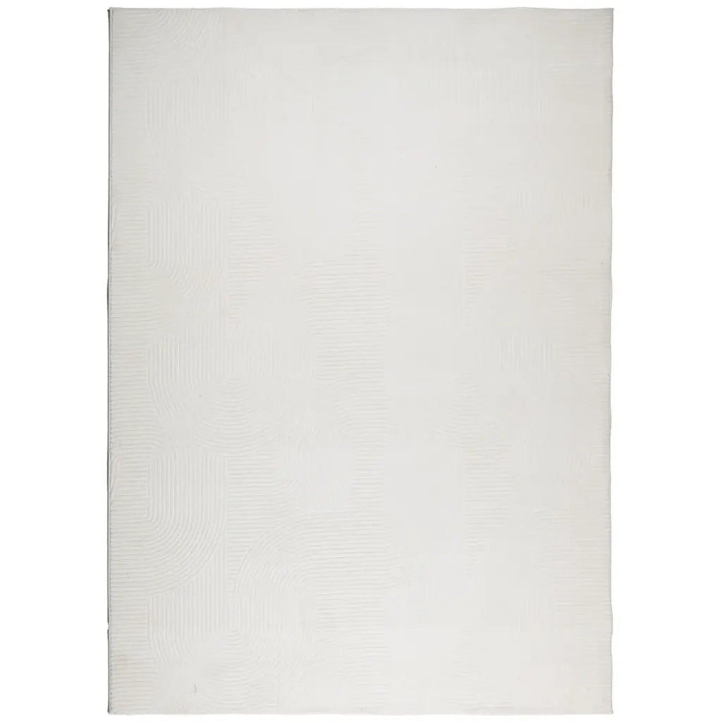 Tappeto IZA a Pelo Corto Aspetto Scandinavo Crema 200x280 cm 375443