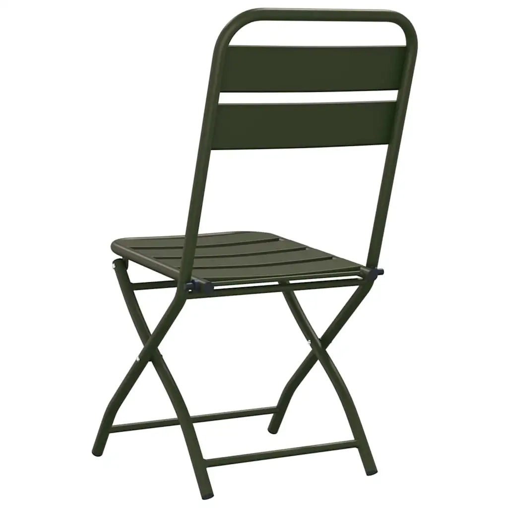 Sedia Pieghevole da Giardino 2 pcs Verde 42 x 52 x 82cm 42002937