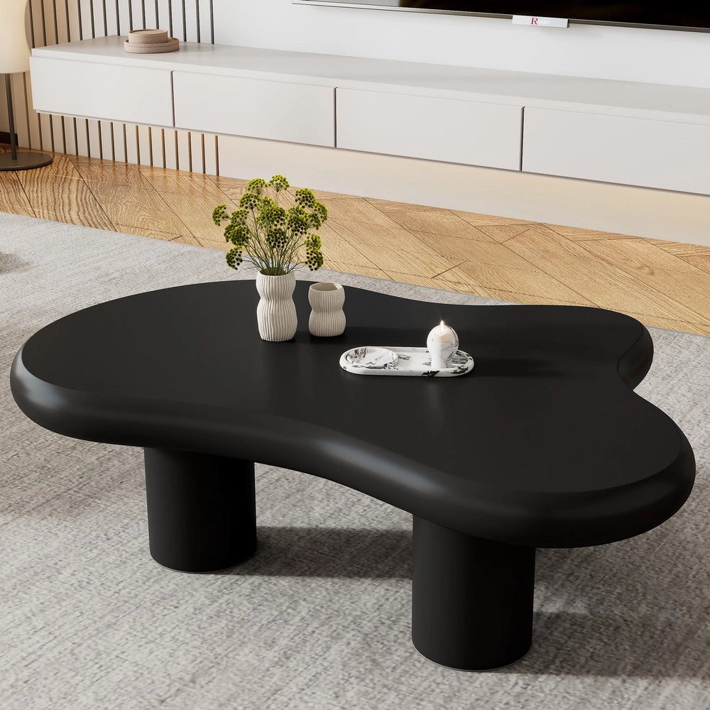 Tavolino da Caff¨¨ Design Nuvola ¨C MINIMAL ¨C MDF Laccato, 97x67x32 cm