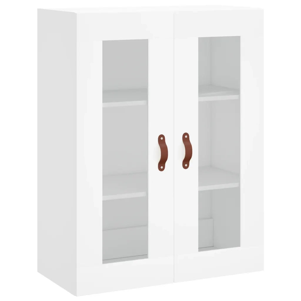 Credenza-Buffet-Armadio da cucina Bianca 69,5x34x180 cm in Legno Multistrato 939063