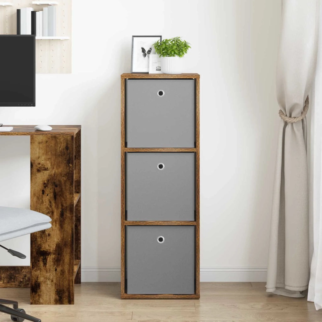 Credenza con cassetto Rovere fumé 35 x 32 x 99,5 cm