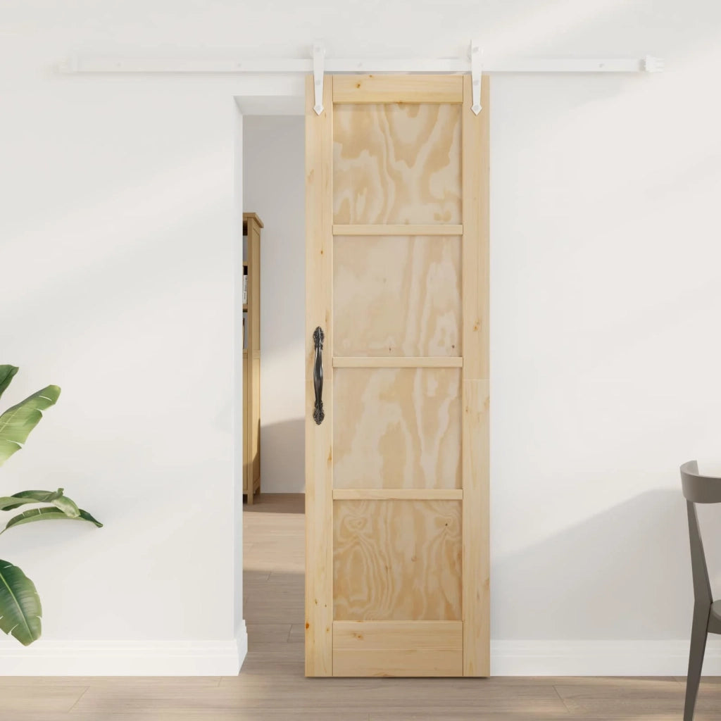 Porta scorrevole ORKDAL Naturale e Bianco 61 x 198,5 cm 3445584