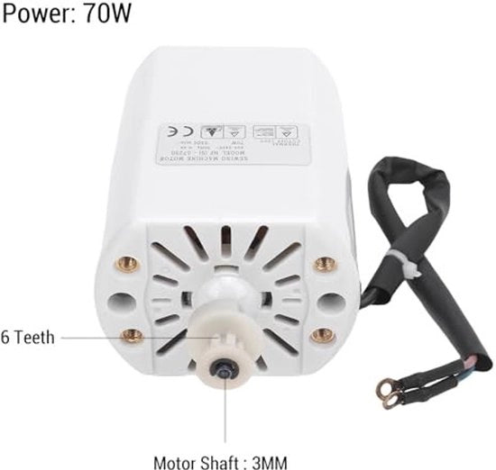 Motore servo elettrico 70W per macchine da cucire