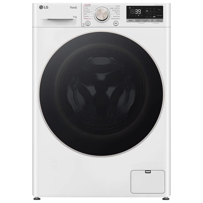 LG F4R7011TSWG Lavatrice 11kg AI DD, Classe A-10%, 1400 giri, TurboWash, Vapore