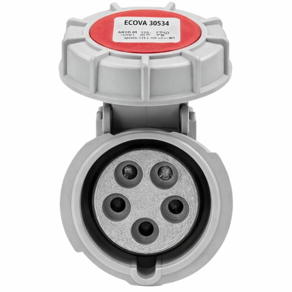 Presa mobile industriale ecova ip67 trifase 16a e 32a *** ampere 16 ampere, confezione 1