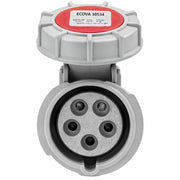 Presa mobile industriale ecova ip67 trifase 16a e 32a *** ampere 16 ampere, confezione 1