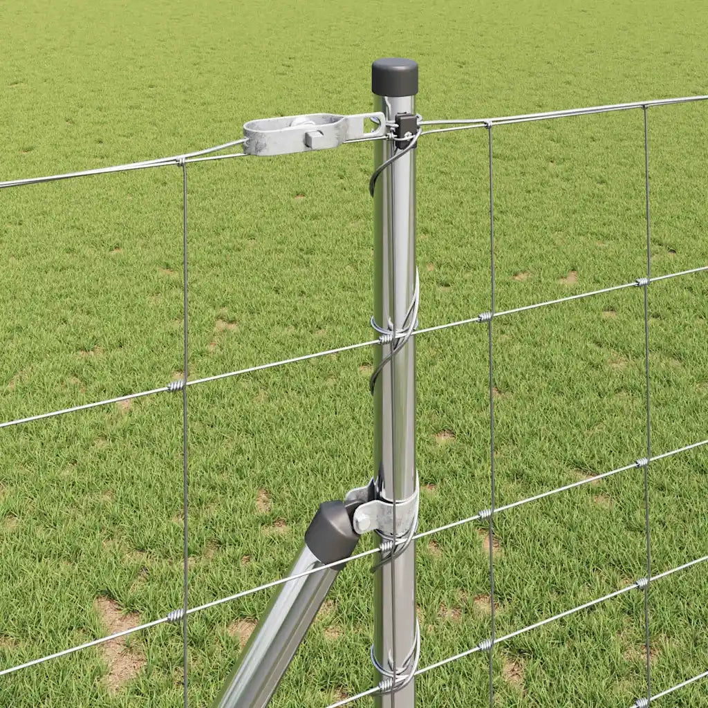 Palo della recinzione Zincato 25 x 1,2 m Acciaio