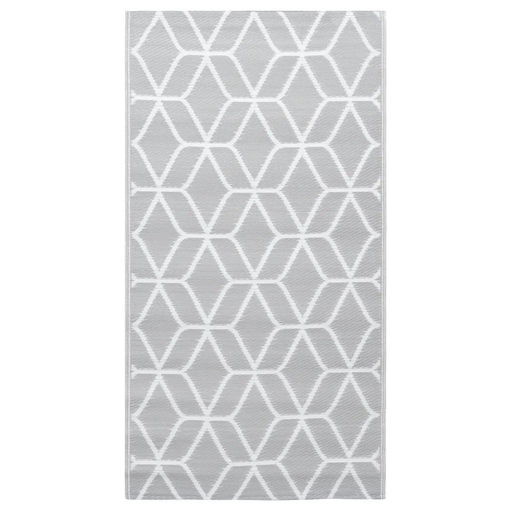 Tappeto da Esterni ARAKIL Grigio 160x230 cm in PP CFW4984905