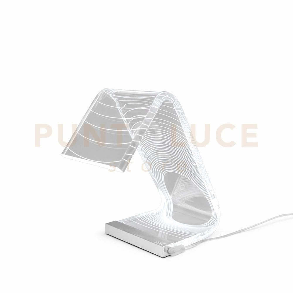 LAMPADA PICCOLA C-LED IN CRISTALLO ACRILICO TRASPARENTE LED 4200°K / 24 Volt - 12 W/Mt ON-LINE