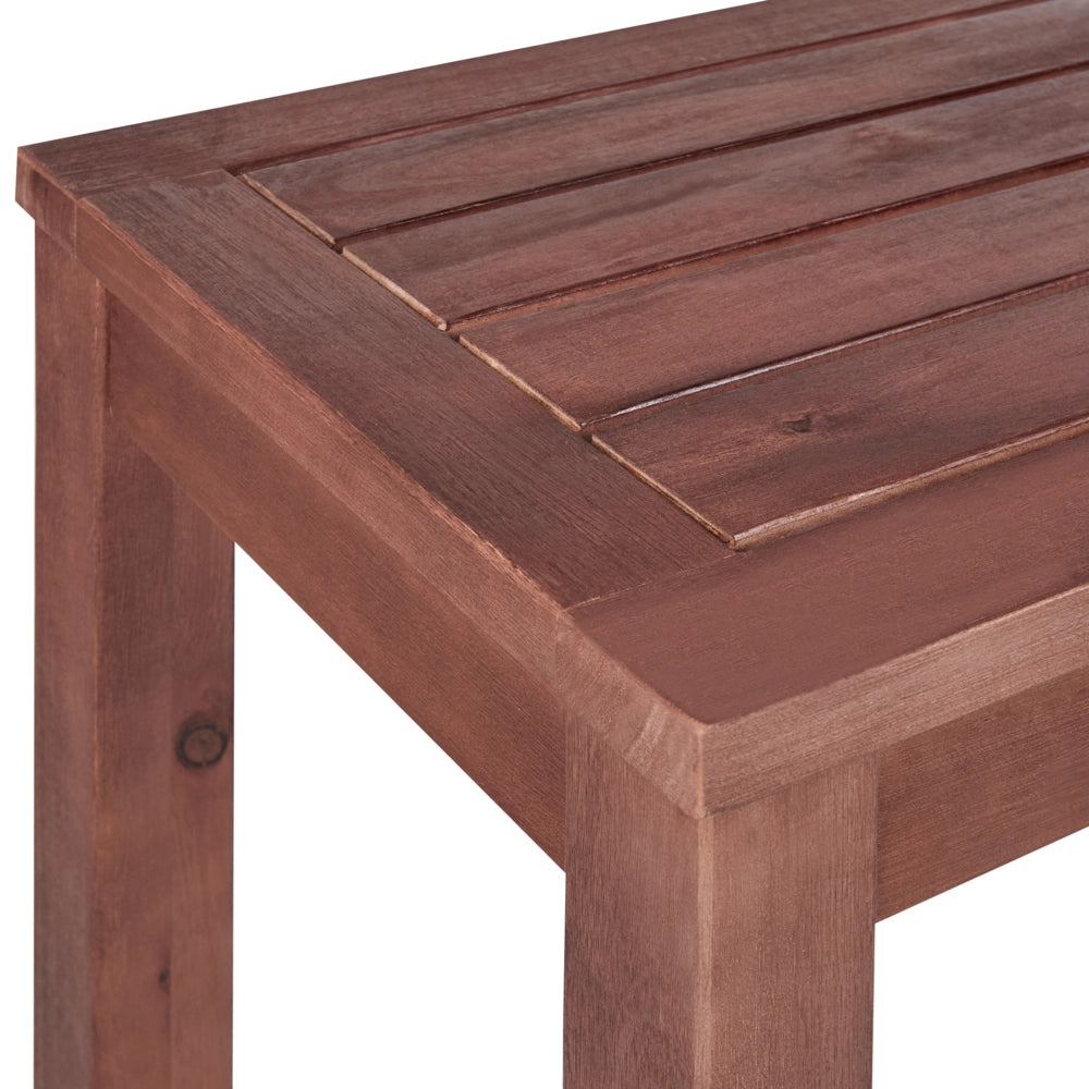 Set da Pranzo da Giardino a 6 Posti con Tavolo e 2 Panche in Legno di Eucalipto Naturale
