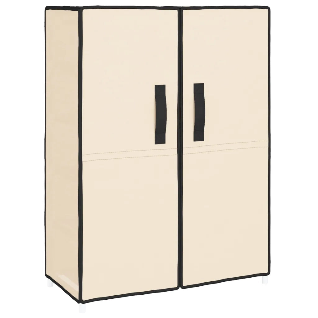 Scarpiera-Scaffale per scarpe Crema 60x28x90 cm Tessuto