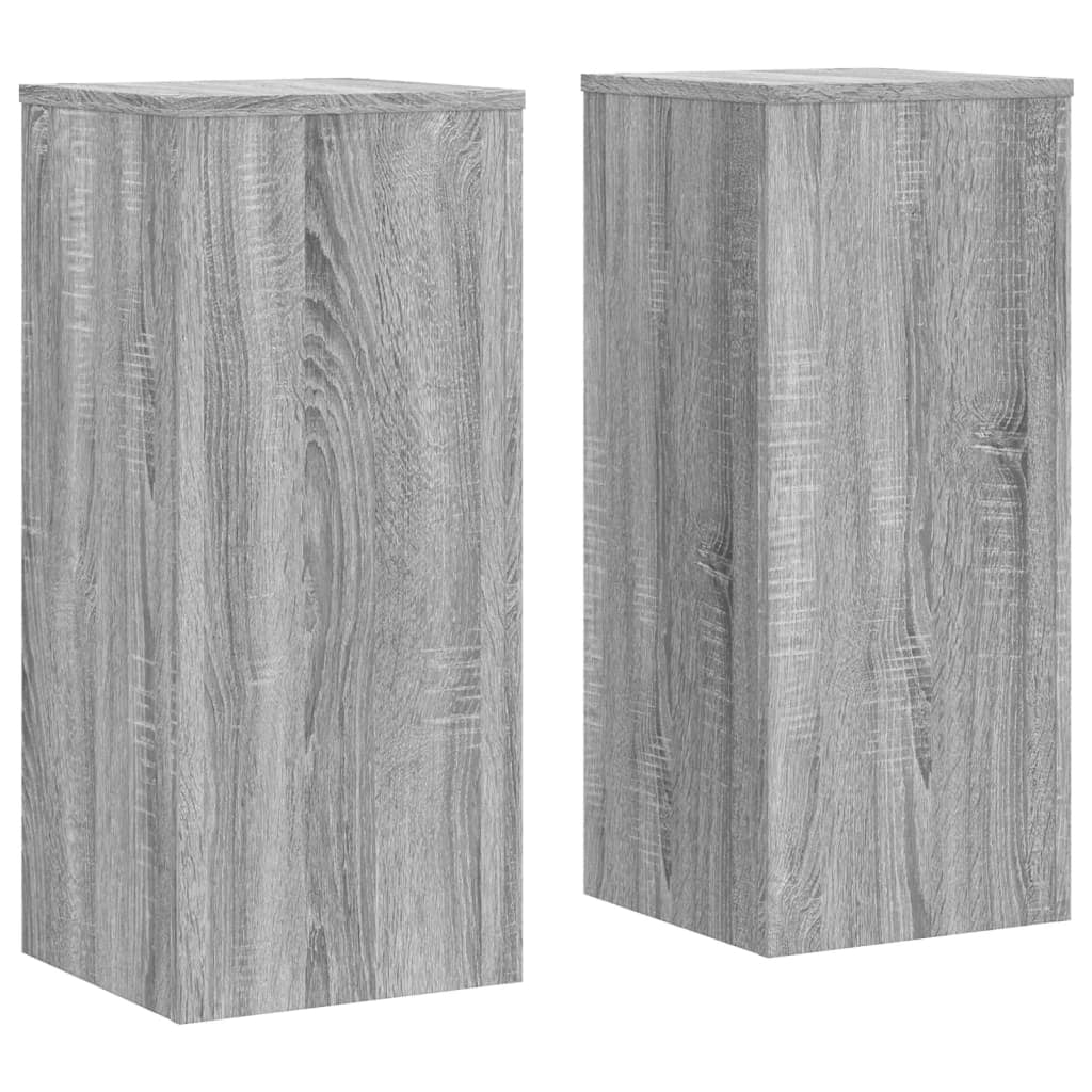 Portavasi mobili per fiori set da 2 legno ingegnerizzato Sonoma grigio 02_0045356