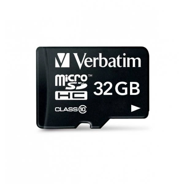 VERBATIM MICRO SDHC 32GB CLASSE 10 + ADATTATORE