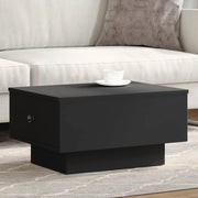 Tavolino da Salotto-Tavolino da soggiorno-Tavolo Nero 60x45x31 cm in Legno Multistrato