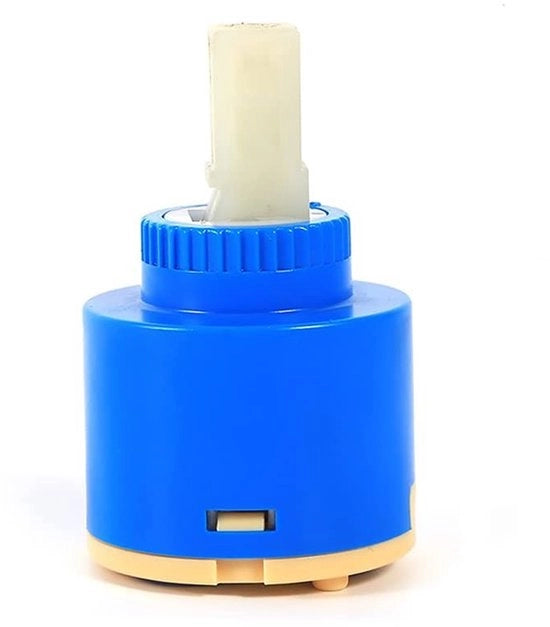 Cartridge ceramica 35mm - Disco di sostituzione - Materiale PP resinoso - Per cucina/bagno - Prevenzione allagamento - 1 pezzo - Cartridge di caricamento