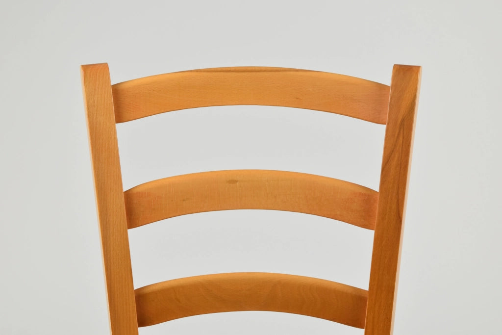 Set 4 Sedie Venice Tommychairs, robusta struttura in legno di faggio verniciata in miele e seduta in legno