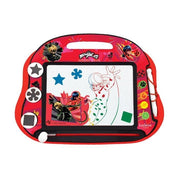 Lexibook - Lavagna magica Miraculous - Formato A5 - Accessori magnetici - Stilo e timbri - Dai 3 anni