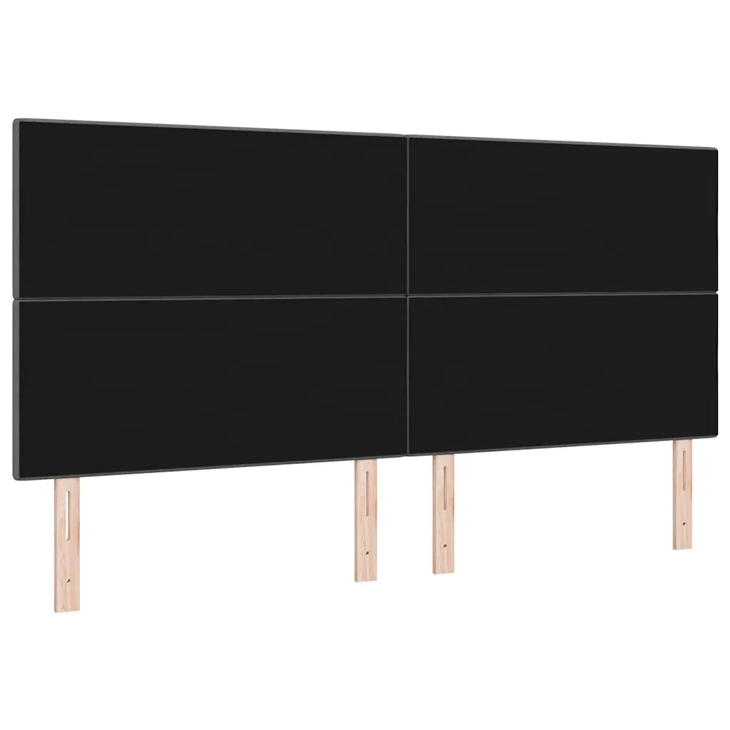 Testiera LED con testiera Grigio scuro 200 cm Poliestere 3338463