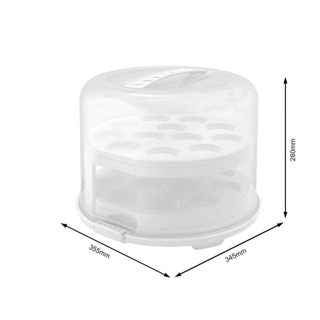 Portatorte XL 26 cm con vassoio FRESH